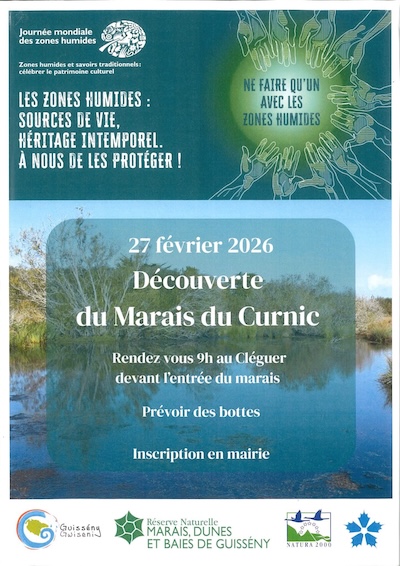 Visite du marais de Guissény - Réserve Naturelle Régionale
